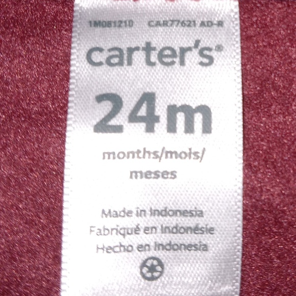 CARTER"s:  Baby Boy's FIRETRUCK Zip-Up Fleece Hoodie and Joggers - Picture 7 of 7